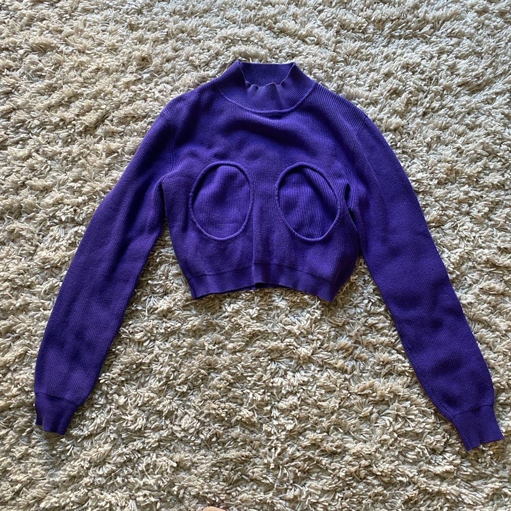 Fashion Brand Company boob cutout sweater